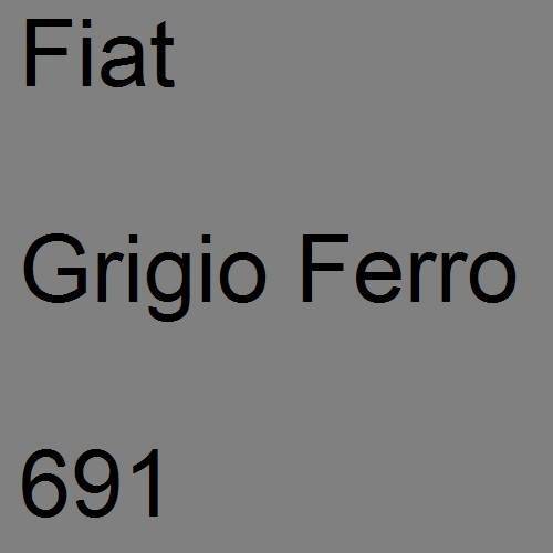 Fiat, Grigio Ferro, 691.